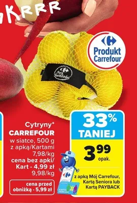 Cytryny Carrefour promocja w Carrefour Market