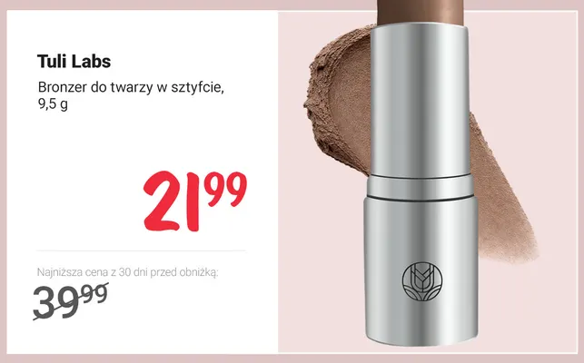 Bronzer do twarzy w sztyfcie Tuli Labs promocja w Rossmann
