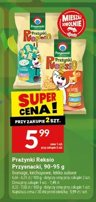 Prażynki Reksio Przysnacki lekko solone promocja w Twój Market