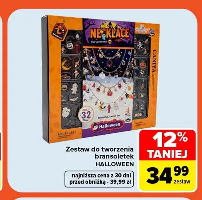 Zestaw do tworzenia bransoletek Halloween Caniya promocja w Carrefour