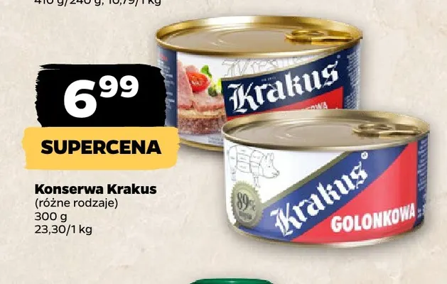 Konserwa Krakus promocja w Netto