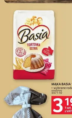 Mąka tortowa extra Basia promocja w Selgros