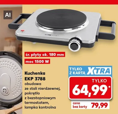 Kuchenka elektryczna Clatronic Ekp 3788 promocja w Kaufland