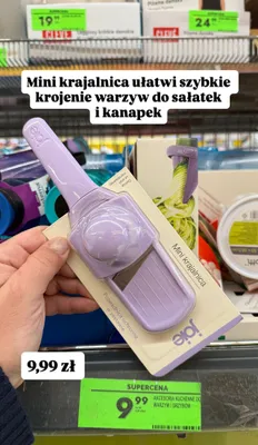 Mini krajalnica ułatwi szybkie krojenie warzyw do sałatek i kanapek promocja w Biedronka
