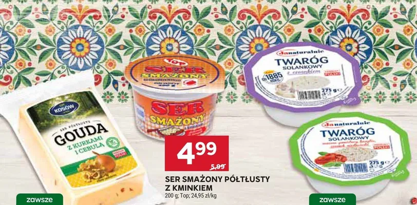 Twaróg solankowy promocja w Stokrotka
