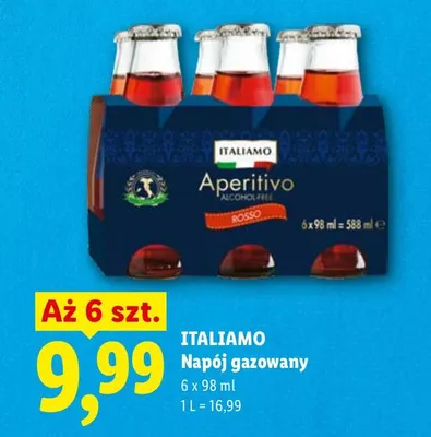 Napój gazowany Aperitivo Italiamo promocja w Lidl
