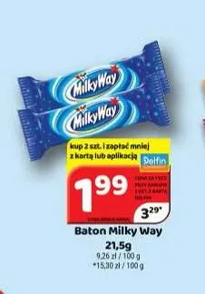 Baton Milky Way promocja w Delfin
