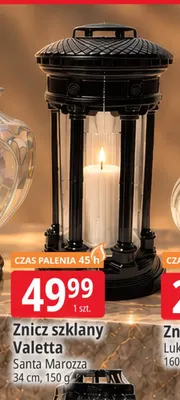 Znicz szklany Valetta Santa Marozza promocja w Leclerc