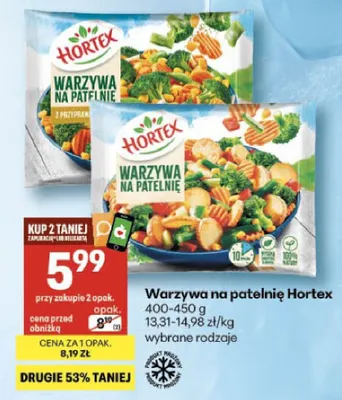 Warzywa na patelnię hortex promocja w Delikatesy Centrum