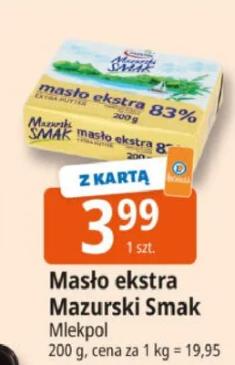 Masło ekstra promocja w Leclerc