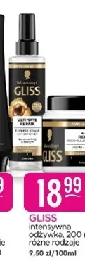 Gliss odżywka różne rodzaje Schwarzkopf promocja w Drogerie Jasmin