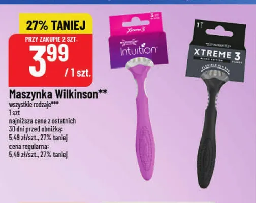 Maszynka Wilkinson Xtreme 3 promocja w POLOmarket