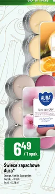 Świece zapachowe Aura Vanilla promocja w POLOmarket