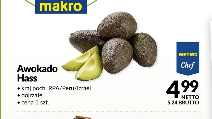 Awokado Hass promocja w Makro