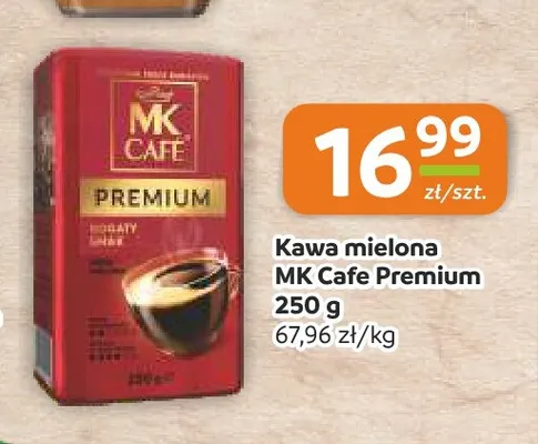 Kawa mielona MK Cafe Premium promocja w Społem Częstochowa