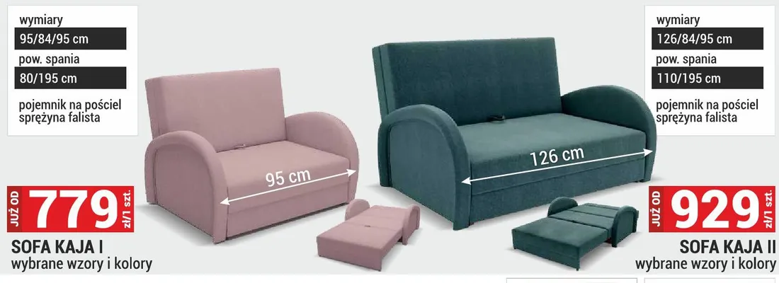 Sofa Kaja II promocja w Merkury Market
