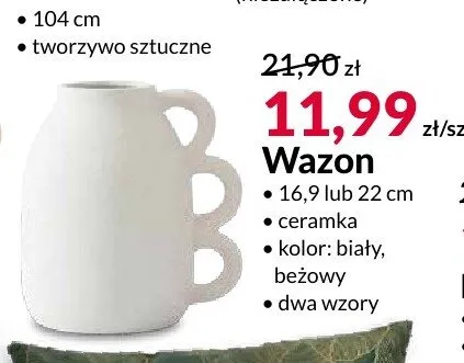 Wazon ceramiczny promocja w Salony Agata
