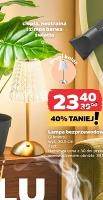 Lampa bezprzewodowa promocja w Netto