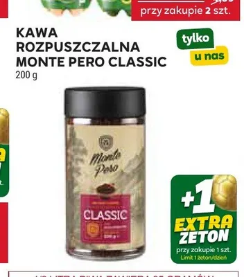 Kawa rozpuszczalna Monte Pero Classic promocja w Stokrotka