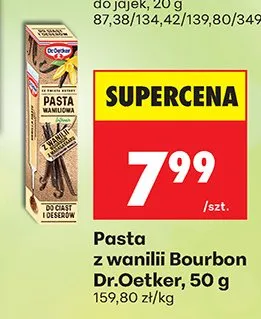 Pasta z wanilii Bourbon promocja w Biedronka