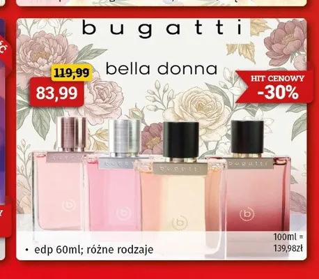 Woda perfumowana damska Bugatti Bella Donna promocja w Drogeria Kosmyk