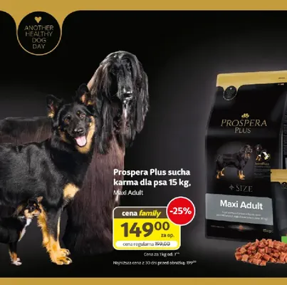 Prospera Plus sucha karma dla psa Maxi Adult promocja w Super Zoo