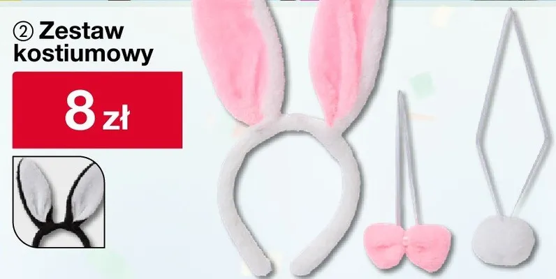 Zestaw kostiumowy - królik promocja w Woolworth