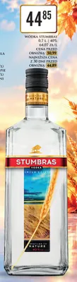 Wódka Stumbras promocja w Dino