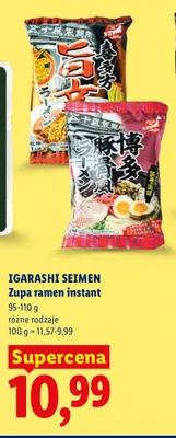 Zupa ramen instant Igarashi Seimen promocja w Lidl