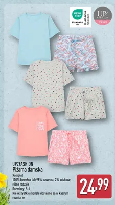 Piżama damska promocja w Aldi