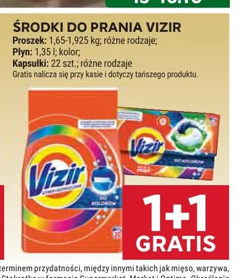 Proszek do prania Vizir promocja w Stokrotka