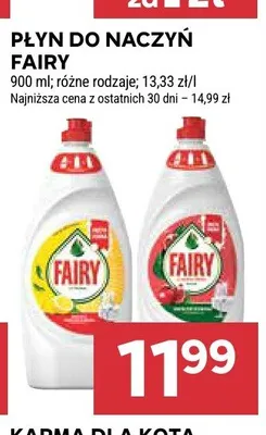 Płyn do naczyń Fairy promocja w Stokrotka