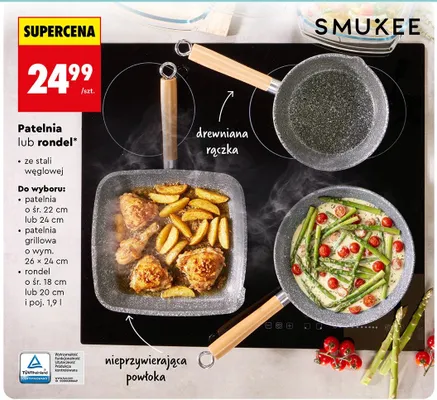 Patelnia grillowa promocja w Biedronka