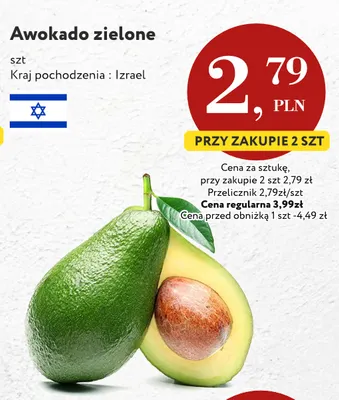 Awokado zielone promocja w Market Point