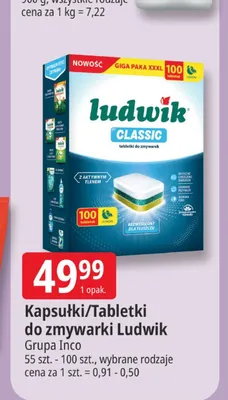Kapsułki/Tabletki do zmywarki Ludwik promocja w Leclerc