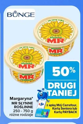Margaryna Mr Słynne Roślinne promocja w Carrefour