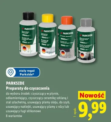 Preparaty do czyszczenia promocja w Lidl