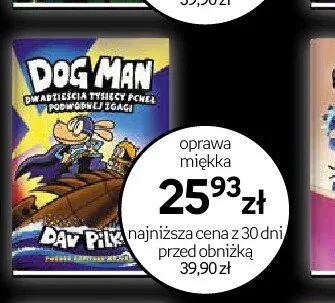 Książka Dog Man Dwadzieścia Tysięcy Pcheł Podwodnej Żeglugi oprawa miękka promocja w Empik