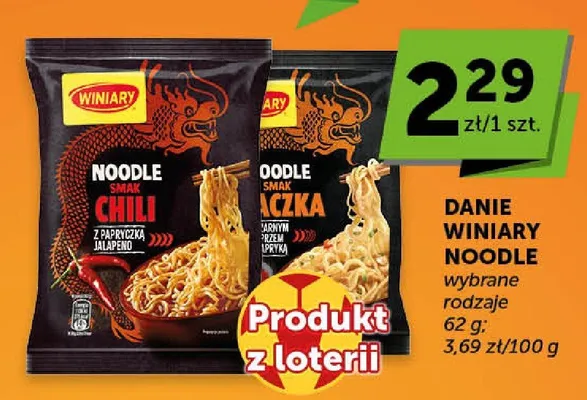 Danie Noodle o smaku Chili Winiary promocja w Groszek