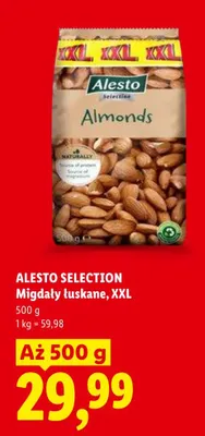 Migdały łuskane Alesto Selection XXL promocja w Lidl