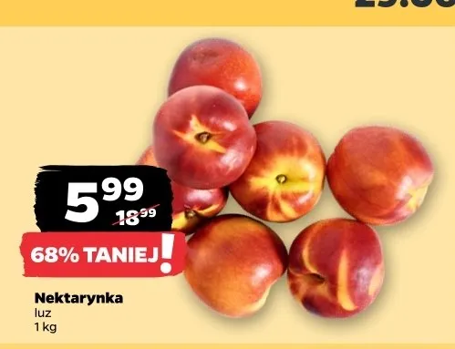 Nektarynka luz promocja w Netto