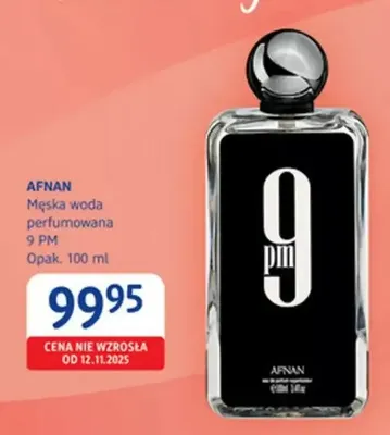Męska woda perfumowana Afnan 9 PM promocja w Drogerie DM