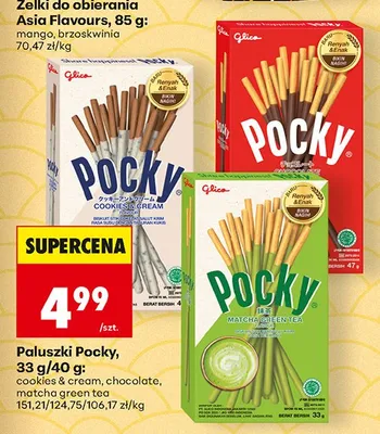 Paluszki Pocky cookies & cream promocja w Biedronka