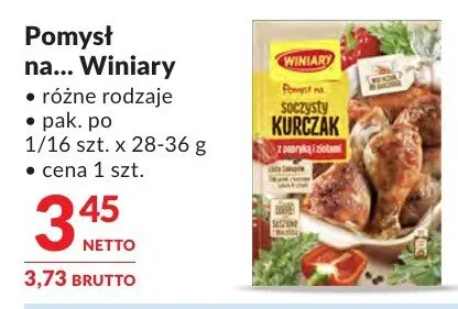Pomysł na... Winiary kurczak z papryką i cebulą promocja w Makro
