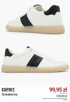 Sneakersy ESPRIT promocja w Deichmann