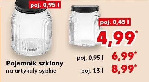 Pojemnik szklany 1,3 l promocja w Kaufland