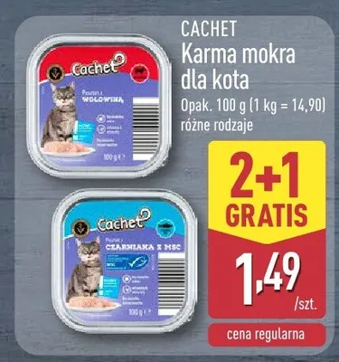Karma mokra dla kota różne rodzaje promocja w Aldi