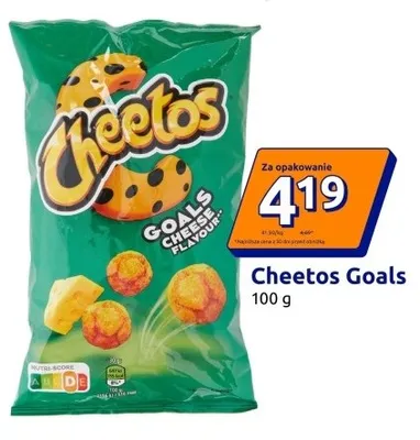 Chrupki Cheetos Goals promocja w Action