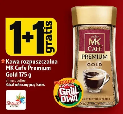 Kawa rozpuszczalna MK Cafe Premium Gold promocja w TOPAZ