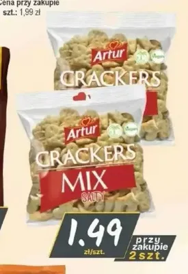 Krakersy Artur promocja w Słoneczko